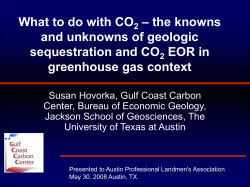 PPT - Bureau of Economic Geology - The University of Texas at Austin