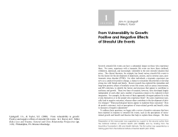 From Vulnerability to Growth: Positive and Negative Effects of