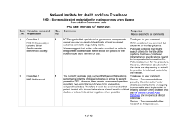 IP/1090 Bioresorbable stent implantation for treating