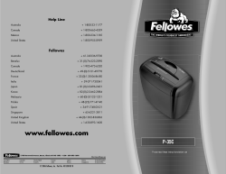 P-35C www.fellowes.com