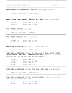 PHYSICS LABORATORY QUESTIONS PAGE 1