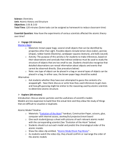 History of the atom graphic organizer
