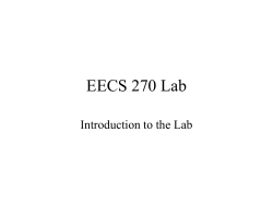 EECS 270 Lab