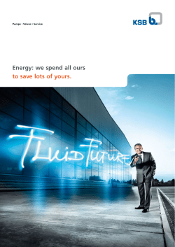 Energy: we spend all ours to save lots of yours.