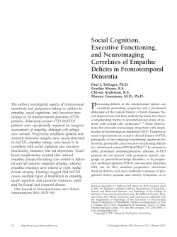 Social Cognition, Executive Functioning, and Neuroimaging