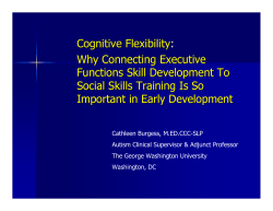 Cognitive Flexibility: Why Connecting Executive Functions Skill