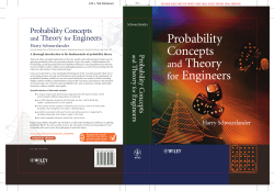 PROBABILITY CONCEPTS AND THEORY FOR ENGINEERS