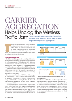 carrier aggregation