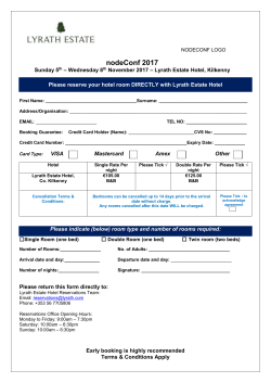 Booking Form