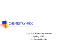 chemistry 1000 - U of L Class Index