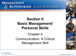 Personal Skills