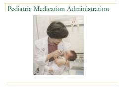 Household Measures Used to Give Medications