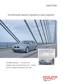 Environmental reasons important to luxury segment