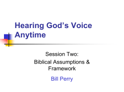 Hearing God`s Voice Anytime