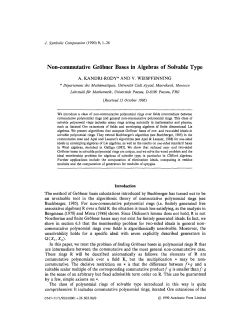 Non-commutative Griibner Bases in Algebras of