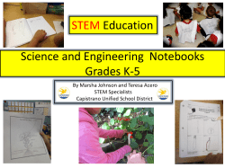STEM Science Notebooking