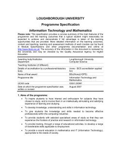 Information Technology and Mathematics