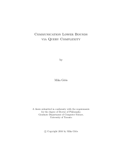 Communication Lower Bounds via Query Complexity