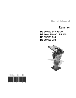 Repair Manual Rammer