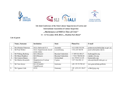 3rd joint Conference of the State Labour Inspectorate of Latvia