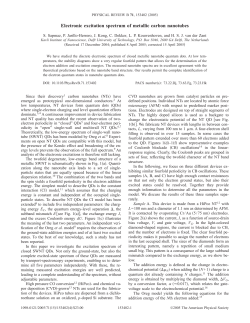 Electronic excitation spectrum of metallic carbon