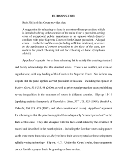 INTRODUCTION Rule 35(c) of this Court provides that: A suggestion