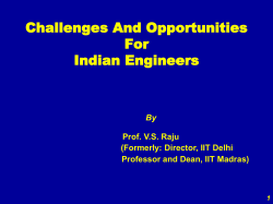 Challenges And Opportunities For Indian Engineers