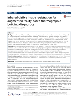 Infrared-Visible Image Registration for Augmented Reality