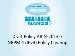 PPTX - ARIN