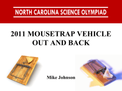 2011 mousetrap vehicle event parameters