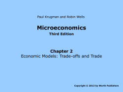 Microeconomics Third Edition Chapter 2