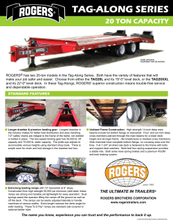 tag-along series - ROGERS Trailers