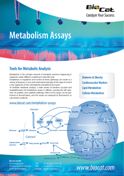 Metabolism Assays