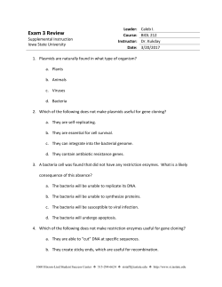 BIO 212 SI Kukday - Iowa State University