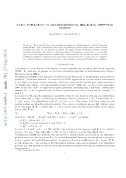 Exact Simulation of Multidimensional Reflected Brownian Motion