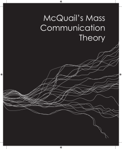 McQuail`s Mass Communication Theory: Theory of Media and Society