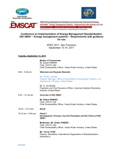 Conference on Implementation of Energy Management