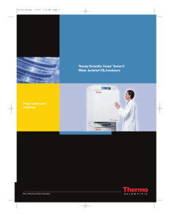 Thermo Scientific Forma&reg; Series II Water Jacketed