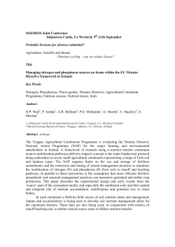 SSSI/BSSS Joint Conference Johnstown Castle, Co