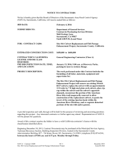 NOTICE TO CONTRACTORS BID DATE: SUBMIT BIDS TO: FOR