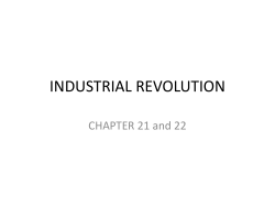 INDUSTRIALIZATION