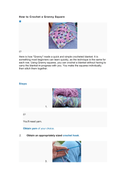 How to Crochet a Granny Square