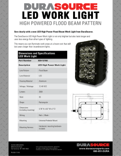 led work light - DuraSource Parts