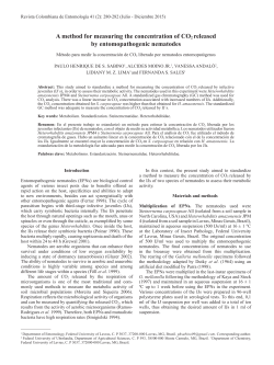 A method for measuring the concentration of CO2 released by