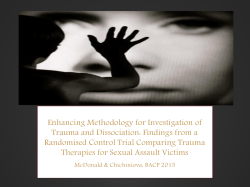 findings from a randomized control trial comparing trauma