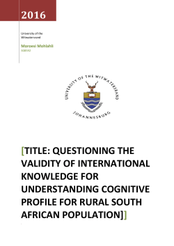 questioning the validity of international knowledge for understanding
