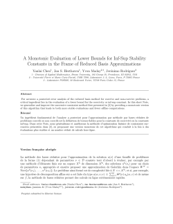 A Monotonic Evaluation of Lower Bounds for Inf