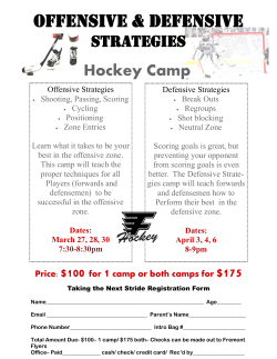 Offensive/Defensive Strategies