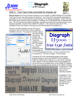 DUK 3: True Type Fonts Converted for Impulse Jet
