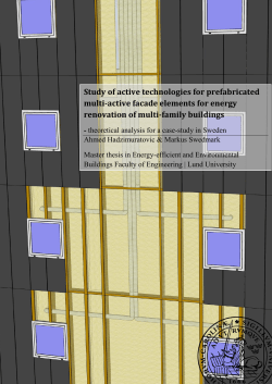 Study of active technologies for prefabricated multi